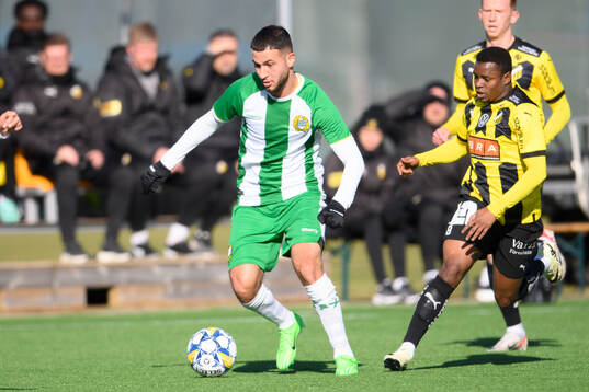 Hammarbys Abdelrahman Boudah Saidi och Häckens Abdulrazaq