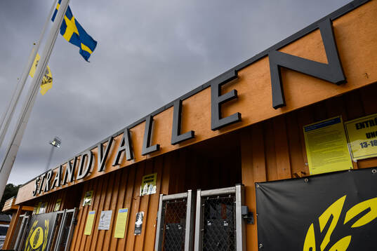 Exteriör av Strandvallen