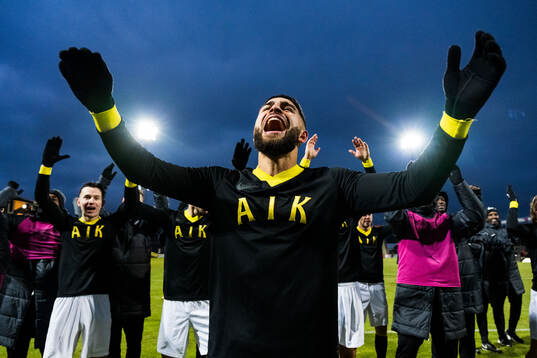 AIKs Omar Faraj jublar
