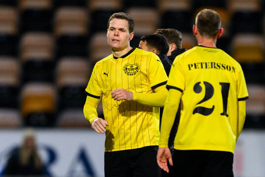 Mjällbys Jacob Bergström deppar