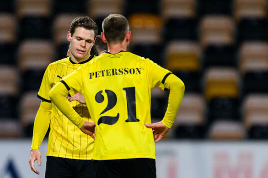 Mjällbys Jacob Bergström deppar