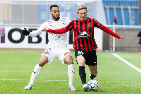 Halmstads Vinicius Nogueira De Oliveira och Brommapojkarnas