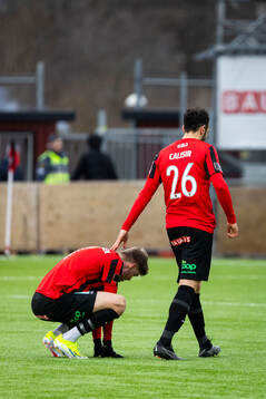 Brommapojkarnas André Calisir och Frederik Christensen