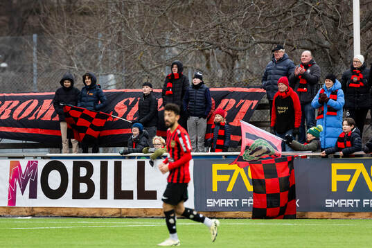 under fotbollsmatchen i Svenska Cupen mellan Brommapojkarna