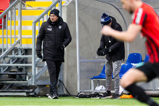 Halmstads tränare Magnus Haglund