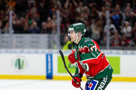 Frölundas Isac Born jublar