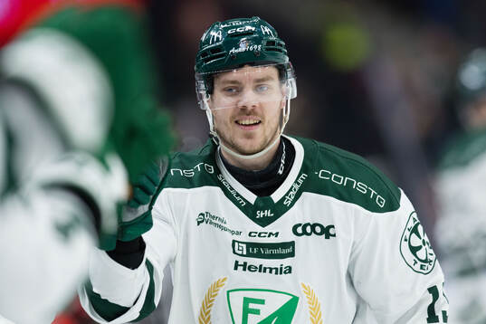 Färjestads Joel Kellman jublar