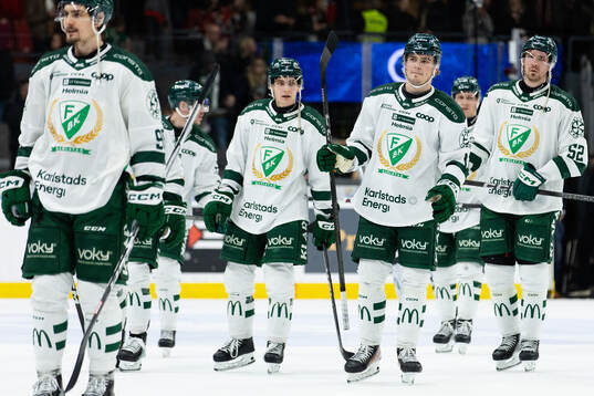 Färjestads spelare deppar