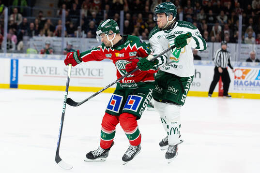 Frölundas Nicklas Lasu och Färjestads Michael Lindqvist