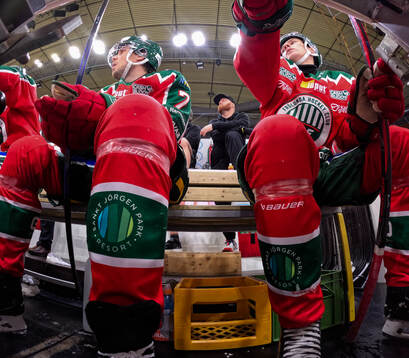 Frölundas Henrik Tömmernes och Pontus Johansson