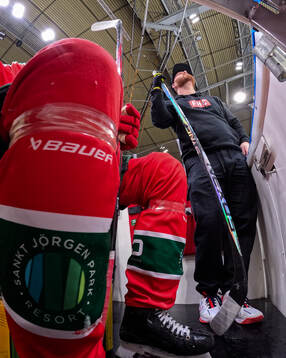 Frölundas materialförvaltare Andy Fagerström