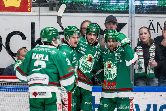 Rögles Anton Bengtsson, Dennis Everberg och Daniel Zaar