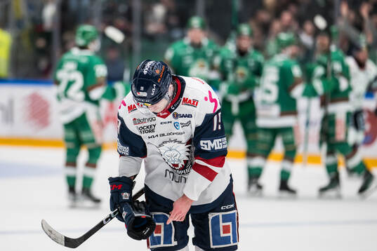 Linköpings Patrick Russell deppar 5-3