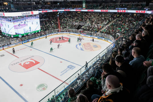 Vy över ett fullsatt Catena Arena
