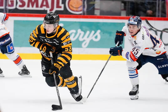 Skellefteås Zeb Forsfjäll och Växjös Noah Östlund