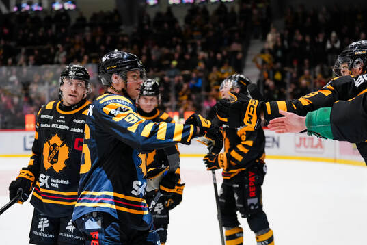 Skellefteås Rickard Hugg jublar