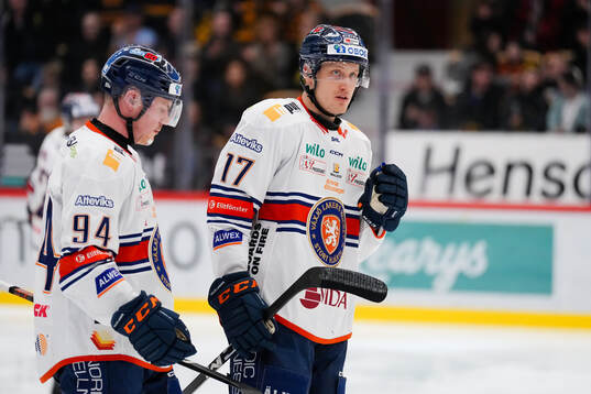 Växjös Joel Persson och Gabriel Carlsson deppar