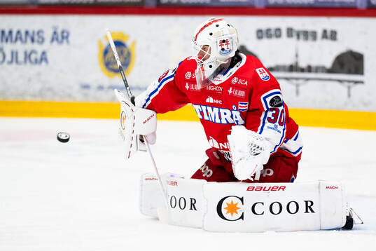Timrås målvakt Jacob Johansson
