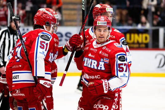 Timrås Anton Wedin jublar