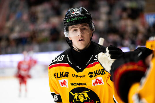Luleås Jesper Sellgren jublar