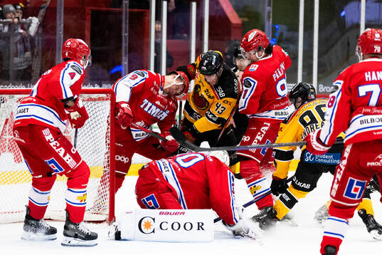Timrås Didrik Strömberg och Luleås Oscar Eklind