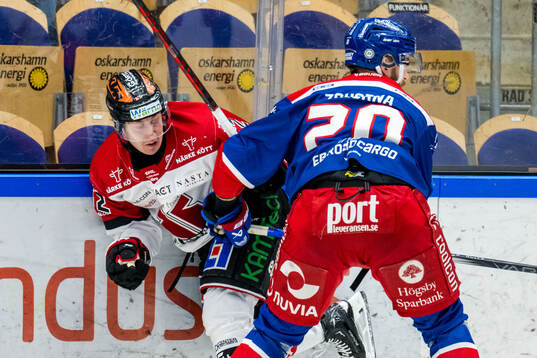 Örebros Robert Leino och Oskarshamns Hynek Zohorna