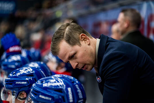Oskarshamns tränare Martin Filander