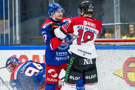 Oskarshamns Austin Wagner och Örebros Melvin Fernström
