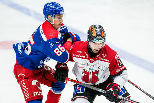 Oskarshamns Lukas Jasek och Örebros Rasmus Rissanen