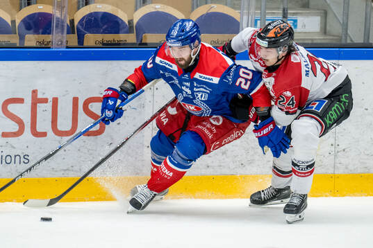 Oskarshamns Hynek Zohorna och Örebros Hannes Björninen