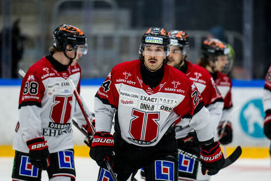 Örebros Hannes Björninen jublar