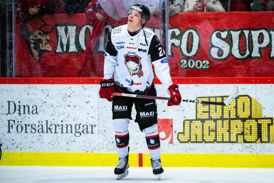 Malmö Redhawks Anton Wahlberg deppar