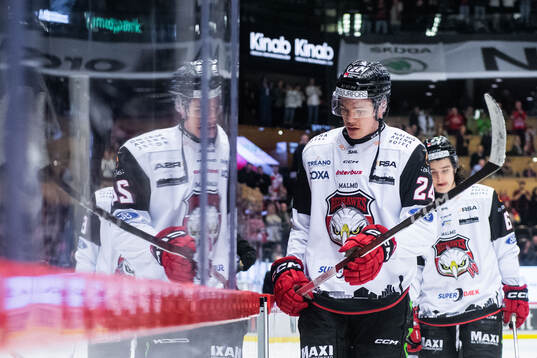 Malmö Redhawks Anton Wahlberg deppar
