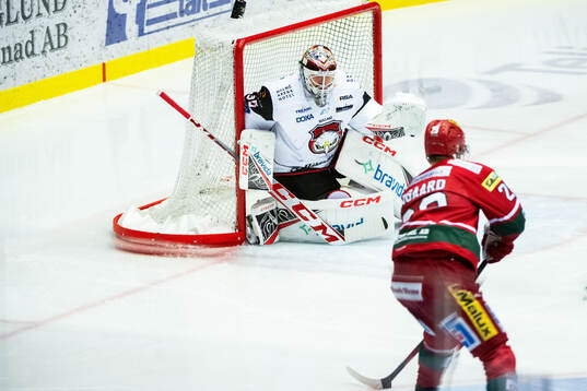 Malmö Redhawks målvakt Adam Werner