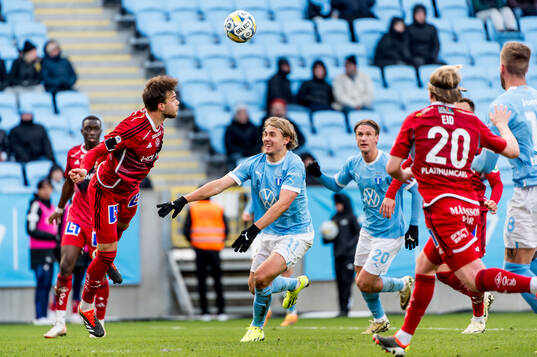 IFK Norrköpings Anton Eriksson och Malmö FFs Sebastian