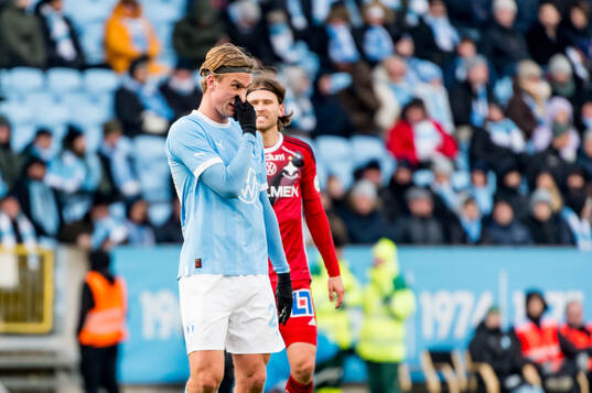 Malmö FFs Erik Botheim deppar