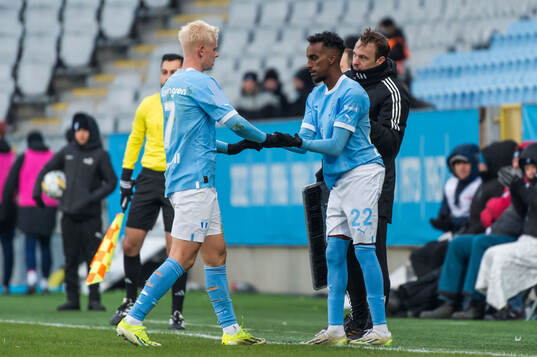 Malmö FFs Otto Rosengren och Taha Abdi Ali