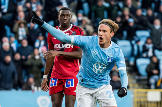 Malmö FFs Erik Botheim jublar
