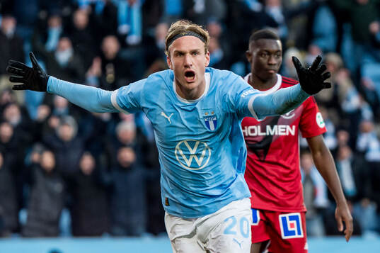 Malmö FFs Erik Botheim jublar