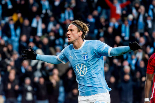 Malmö FFs Erik Botheim jublar