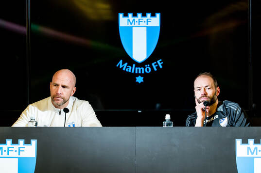 Malmö FFs tränare Henrik Rydström och Norrköpings