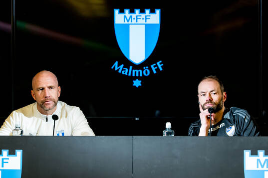 Malmö FFs tränare Henrik Rydström och Norrköpings