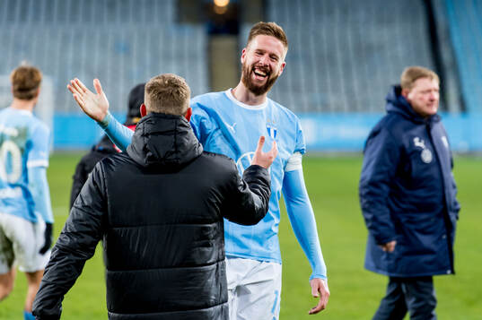 Malmö FFs Pontus Jansson jublar