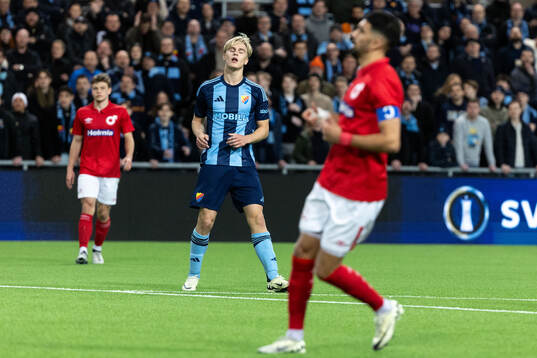 Djurgårdens Lucas Bergvall deppar