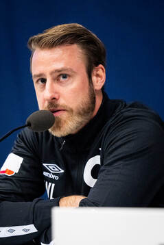 Degerfors tränare William Lundin