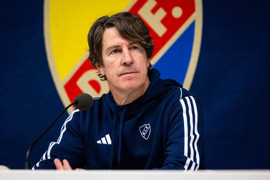 Djurgårdens tränare Thomas Lagerlöf