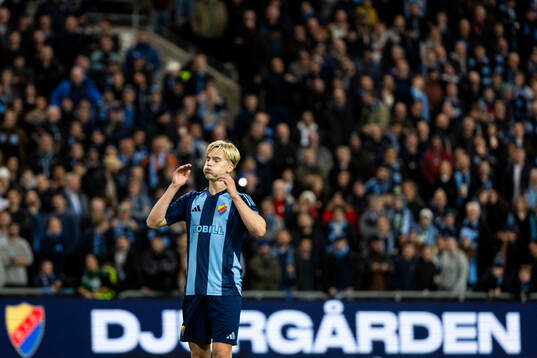 Djurgårdens Lucas Bergvall deppar