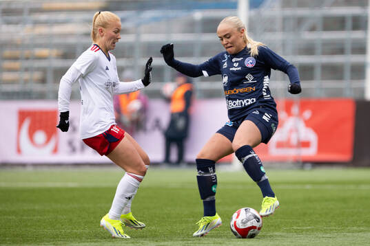 FC Rosengårds Sofie Bruun Bredgaard och Linköpings Alva