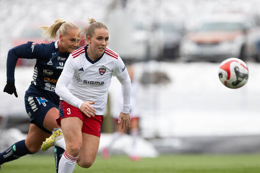 Linköpings Cathinka Tandberg och FC Rosengårds Gudrun