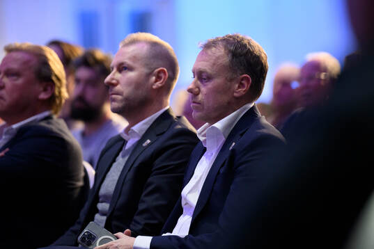 Styrelsemedlemmar Jonas Henriksson och Fredrik Karlsson